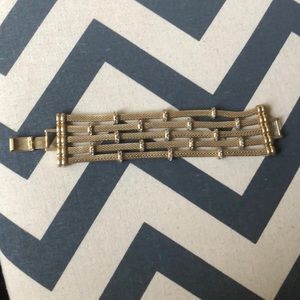 TJmaxx Gold multi rope chain bracelet